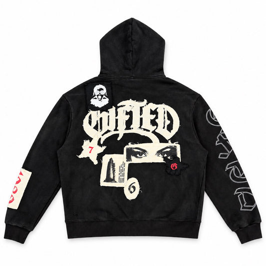 GFTD | 1989 Zip Up HoodieHoodie - Black
