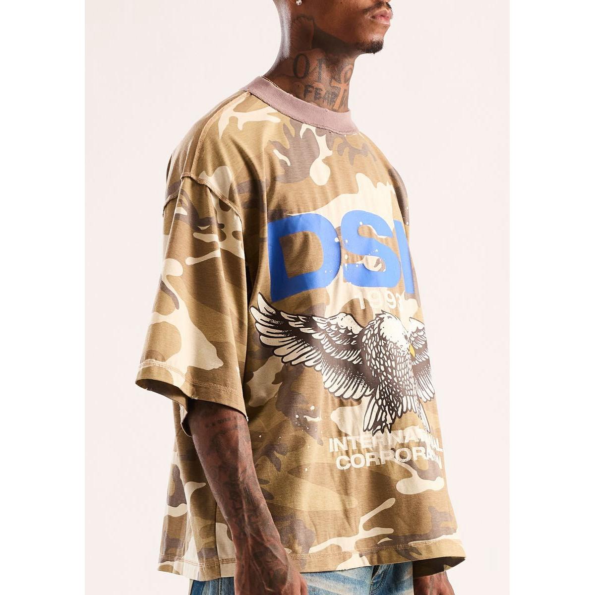 Diet Starts Monday | DSM Eagle Tee - Desert Camo
