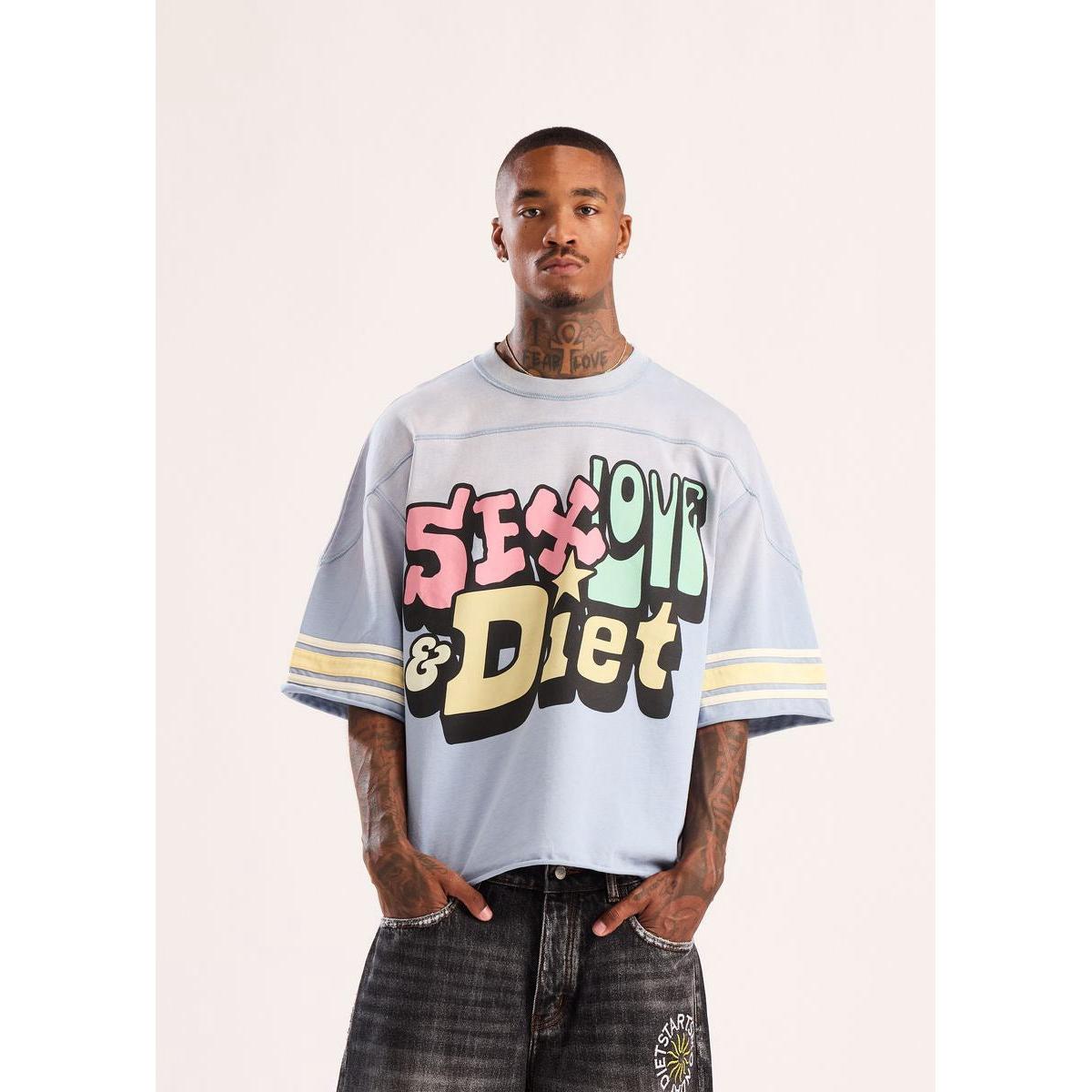 Diet Starts Monday | SL&D-26 Tee - Blue