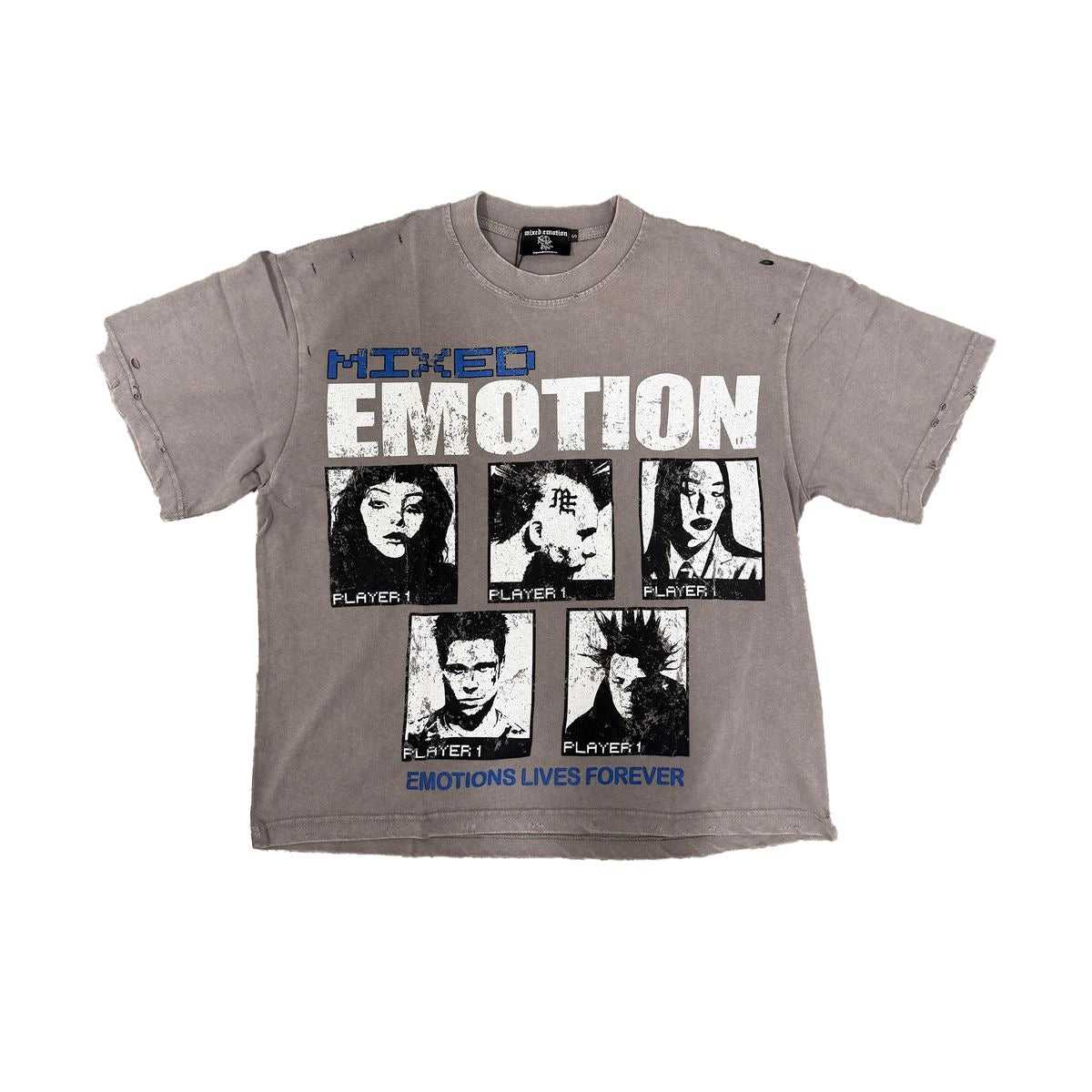 Mixed Emotions | Gallery Tee - Grey