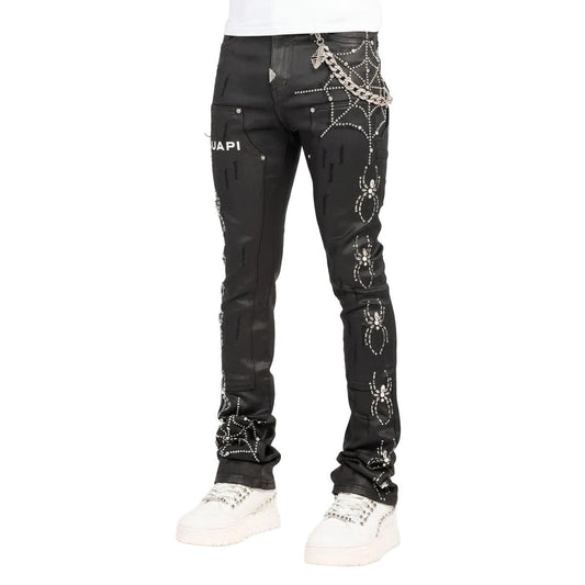 Guapi | Obsidian Spider Denim - Black Waxed