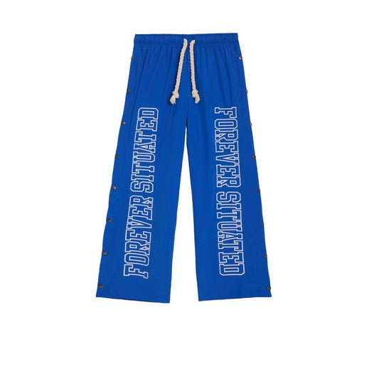 Forever Situated | Fs nylon Track Pants - Blue