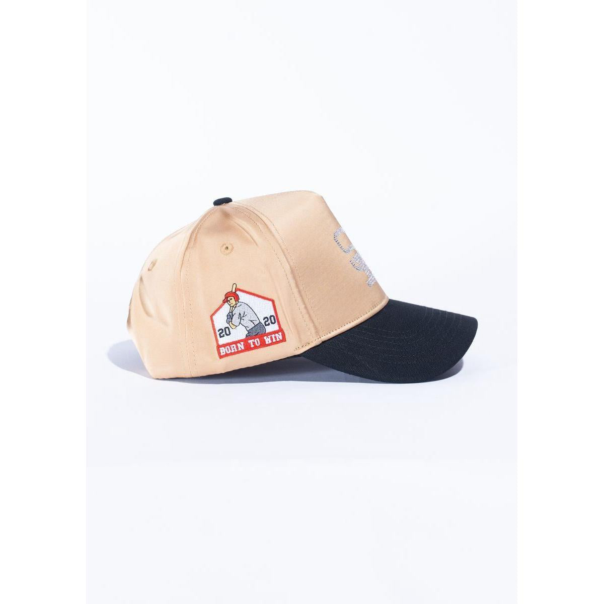 Reference | 9iants Crystals Hat - Tan Satin