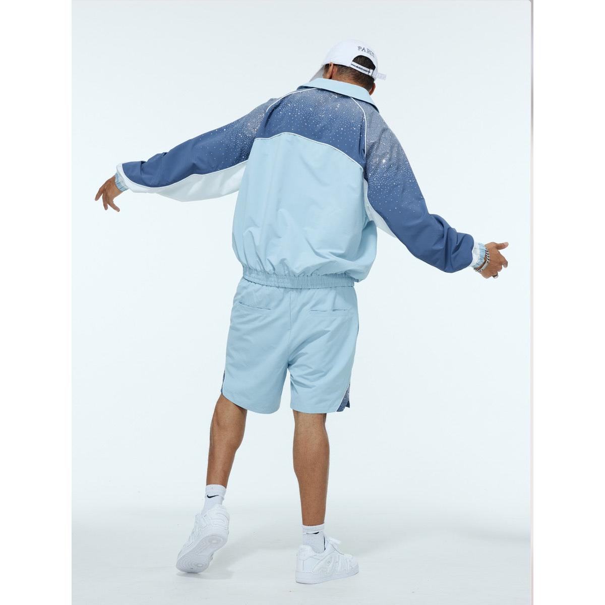 Rvs Labs | Astral Zip Up Jacket- Baby Blue