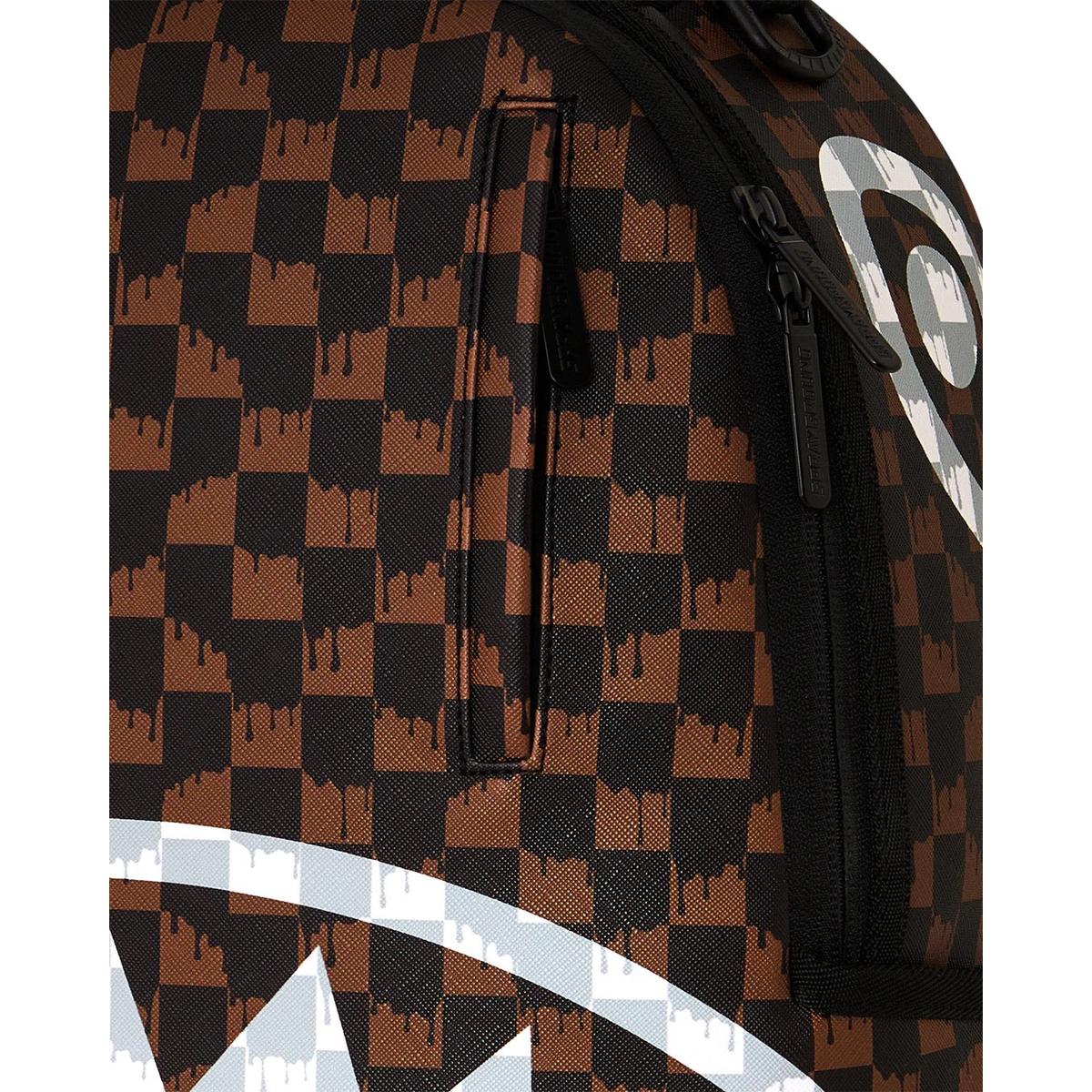 Sprayground Drip Check Shark Backpack