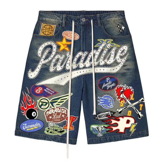 Paradise Lost | Paradise Patchwork Shorts