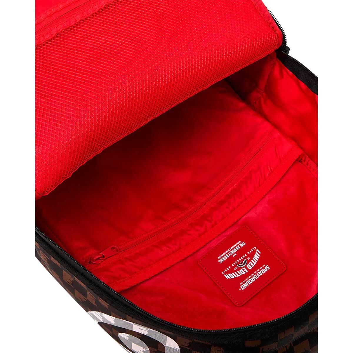 Sprayground Drip Check Shark Backpack