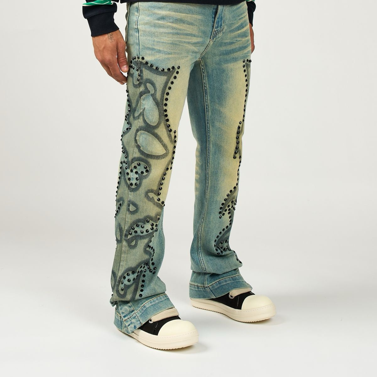 Duaa | Mountain Stacked Denim