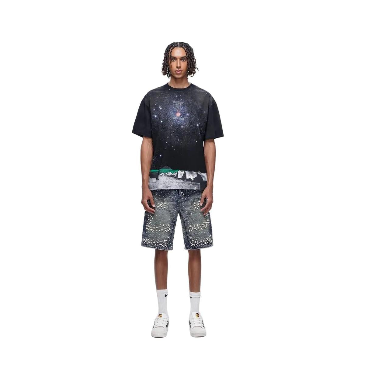 Trnchs | Armor Denim Jorts - Dark Blue Wash