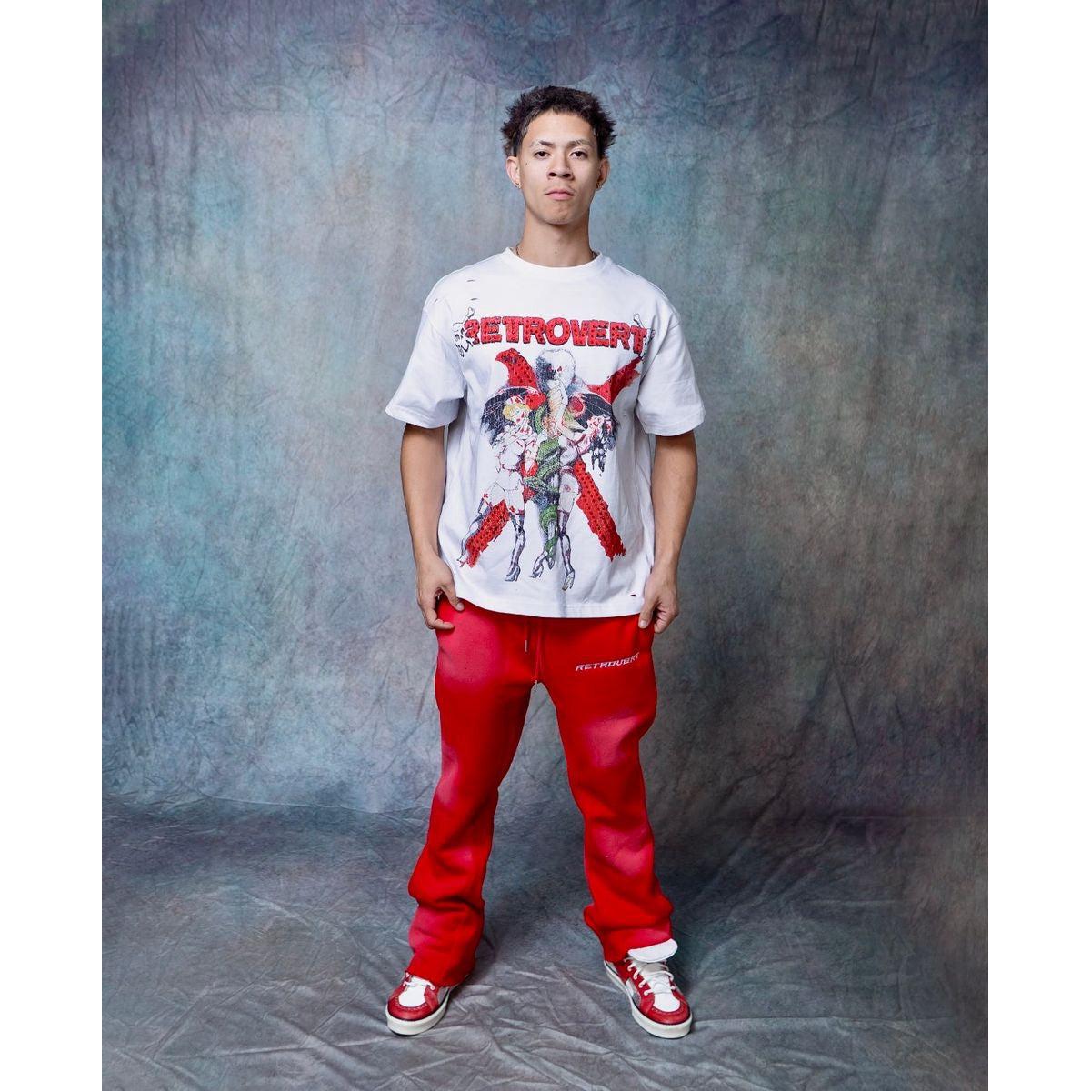 Retrovert | Red Nurse Rhinestone Tee
