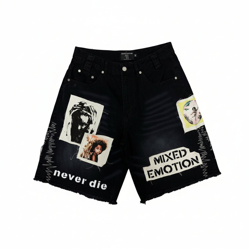 Mixed Emotion | Chaos Carpenter Shorts - Black