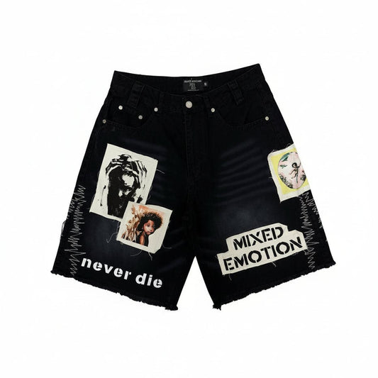 Mixed Emotion | Chaos Carpenter Shorts - Black