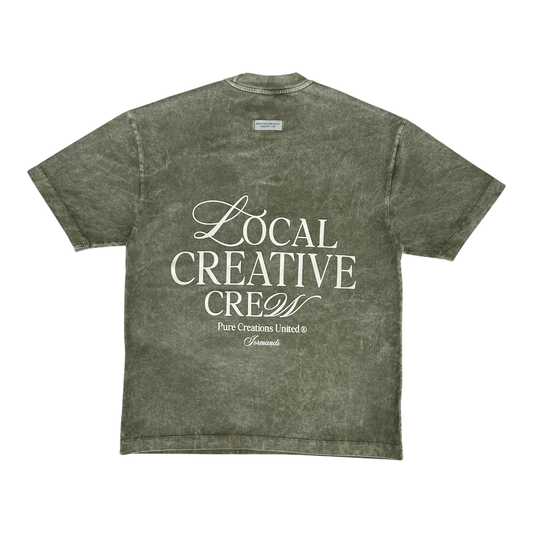 pure-creations-united-local-creative-crew-tee-mens-green-t-shirt-oversize-fit-6-rings-clothing