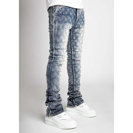guapi-aqua-blue-embellished-denim-6-rings-clothing