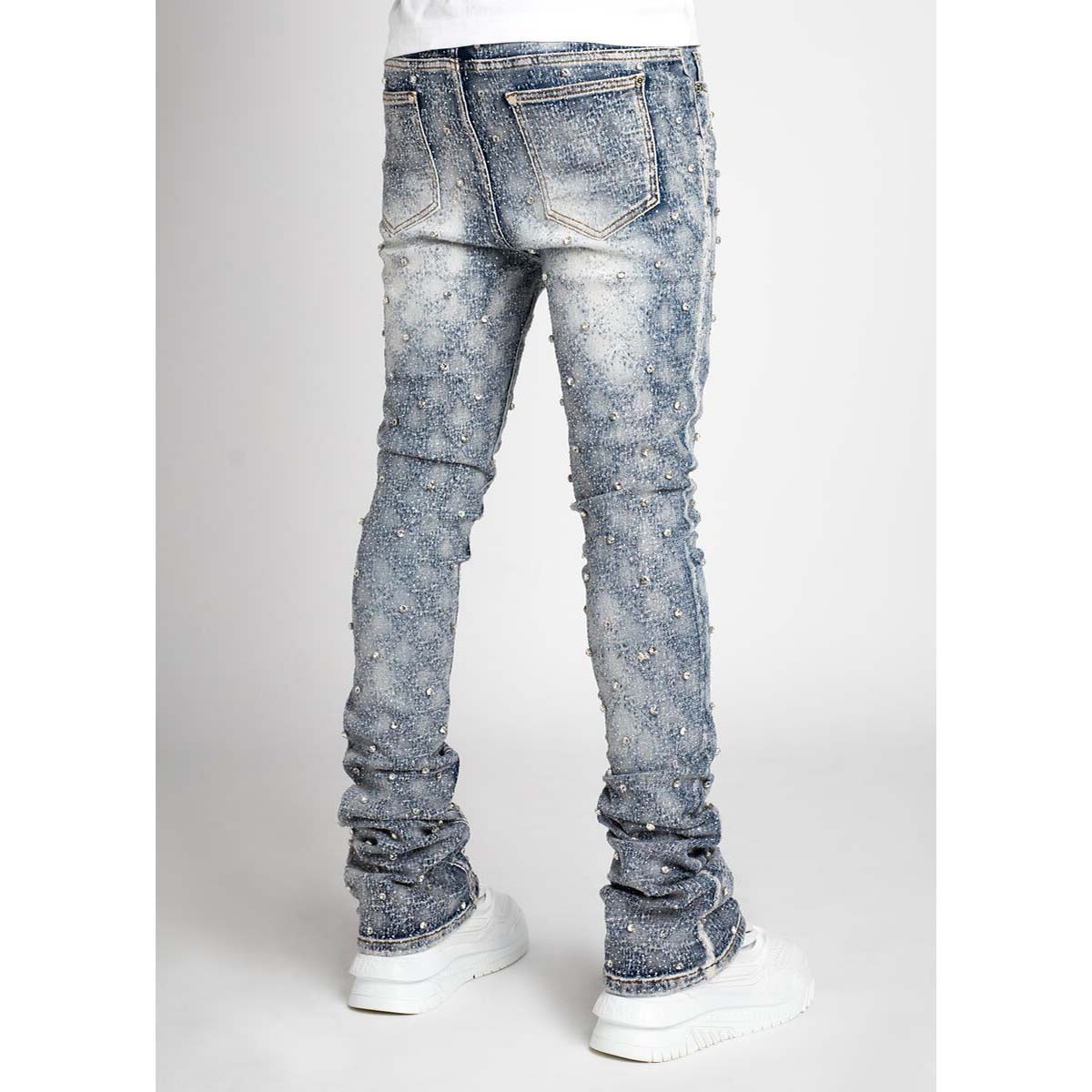 guapi-aqua-blue-embellished-denim-6-rings-clothing