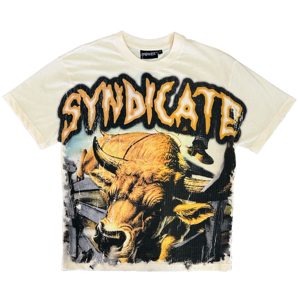 The Syndicate | Bull Clash Tee - Vintage Cream