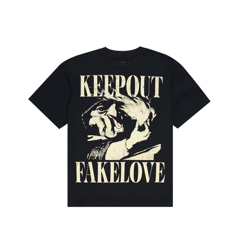 KOFL Burning Love Over Sized Box L/S Tee in Limo Black — 6 Rings Boutique