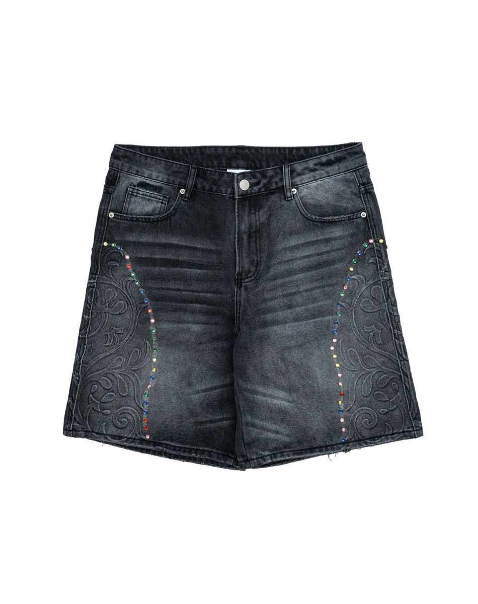 Free Refills | Cathedral Jorts - Black