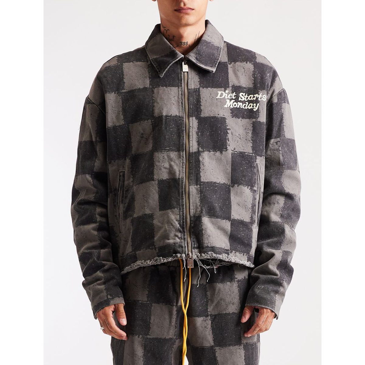 diet-starts-monday-dylan-jacket-checkered-grey-6-rings-clothing