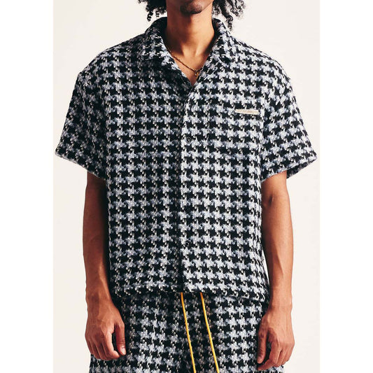 diet-starts-monday-tweed-button-up-blue-multi-6-rings-clothing