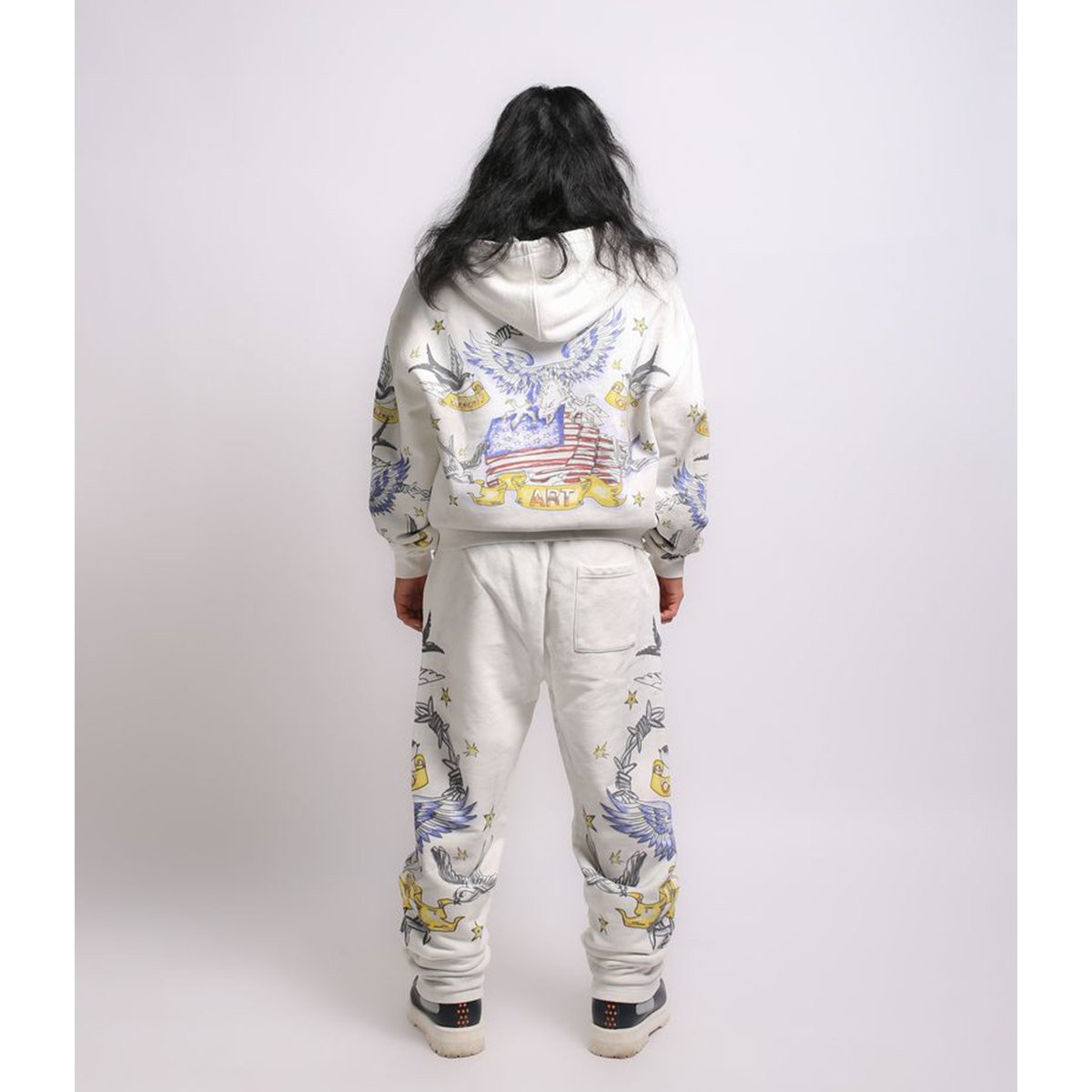 elements-of-art-americana-sweatpants-vintage-white-6-rings-clothing