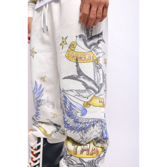 elements-of-art-americana-sweatpants-vintage-white-6-rings-clothing