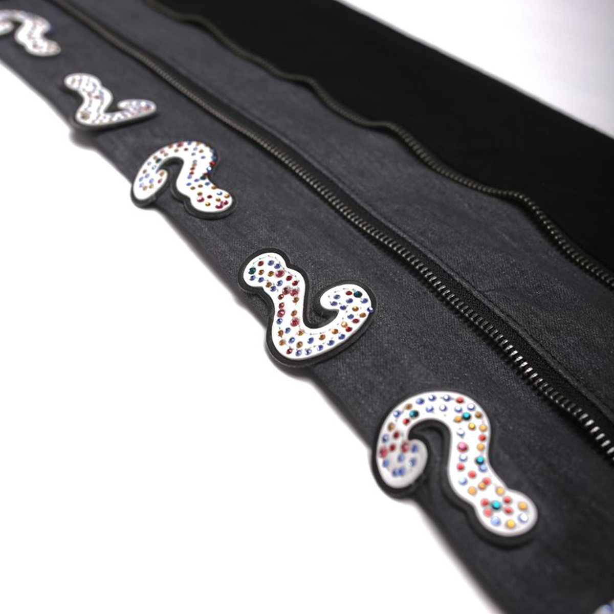 elements-of-art-question-mark-flare-denim-triple-black-mens-stacked-flare-jeans-6-rings-clothing