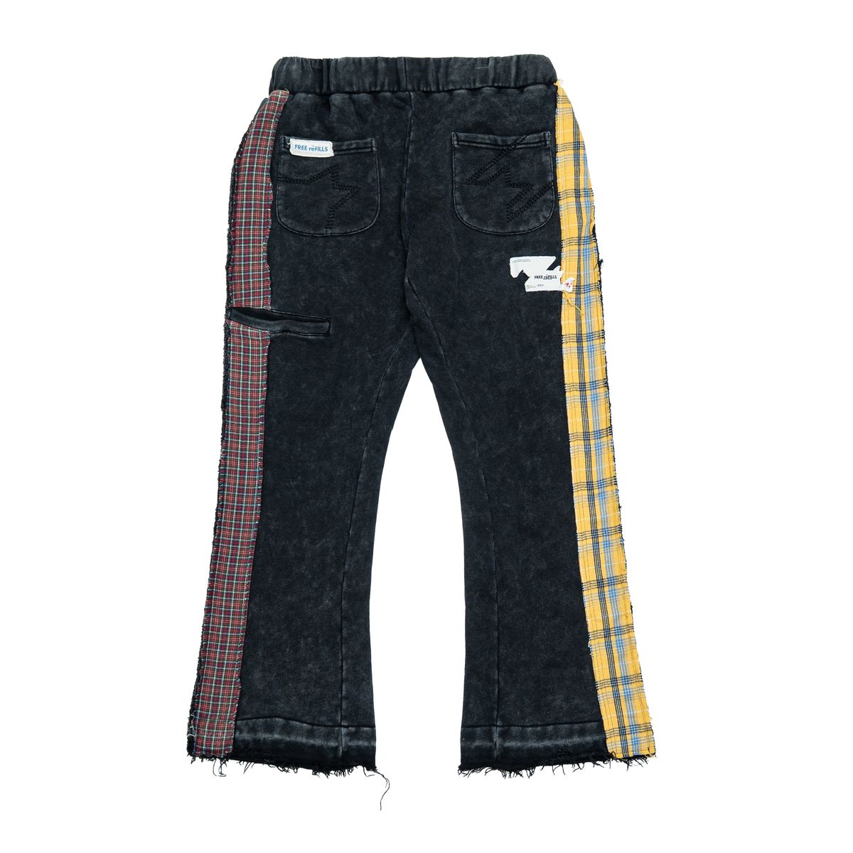 free-refills-multi-flannel-flare-sweat-pants-6-rings-clothing