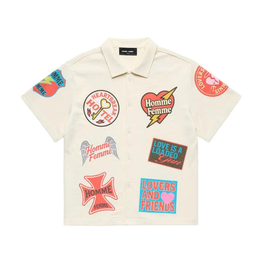 Homme Femme | Heartbreak Button Down - Cream
