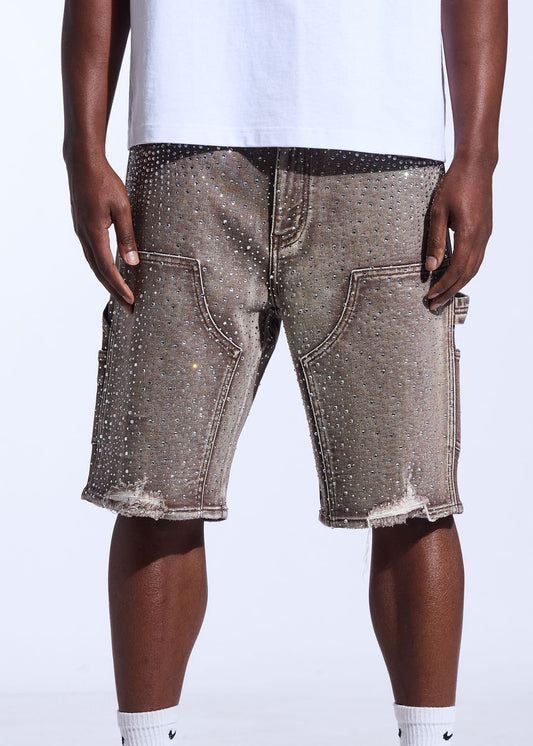 Crysp Denim | Crystal Shorts - Brown