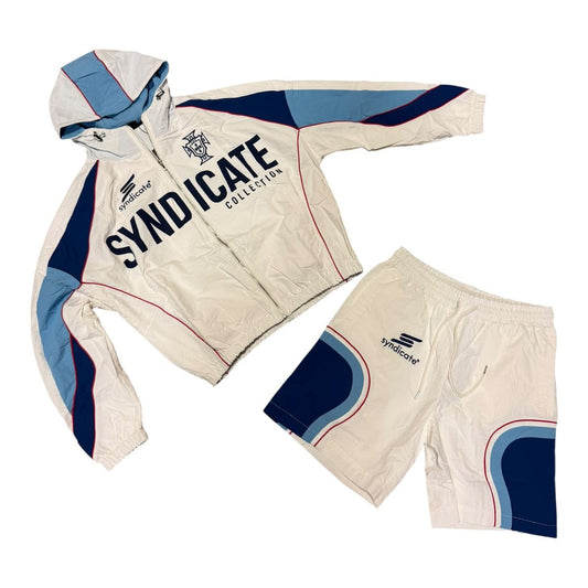 The Syndicate | Nylon Shorts Set - White
