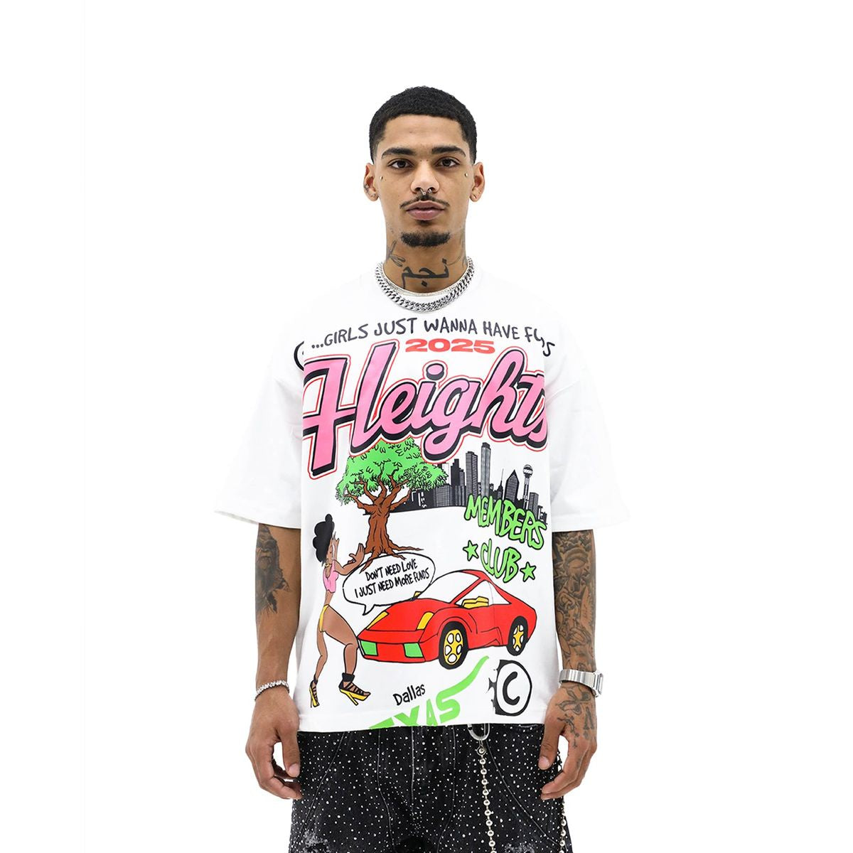Height District | Girls Wanna Have Funds Tee - White
