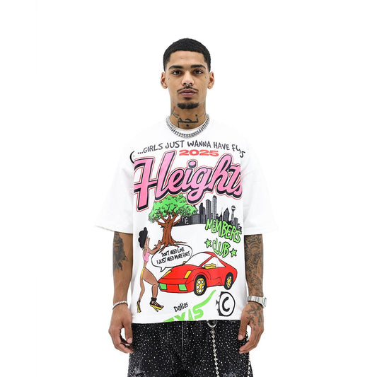 Height District | Girls Wanna Have Funds Tee - White