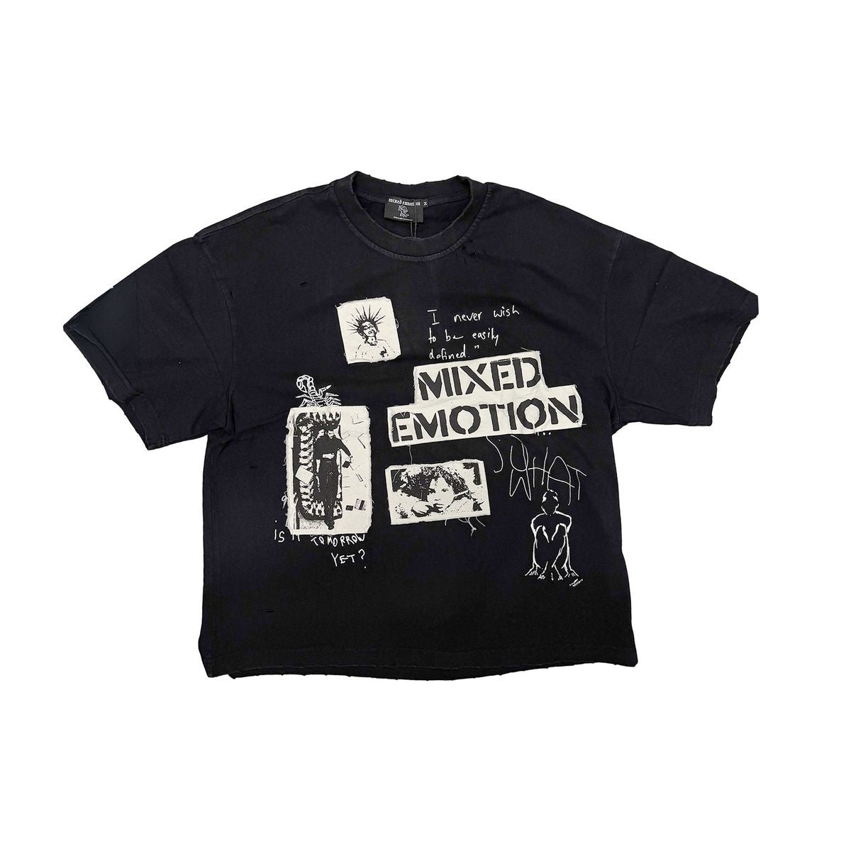 Mixed Emotion | Stamped Tee - Black