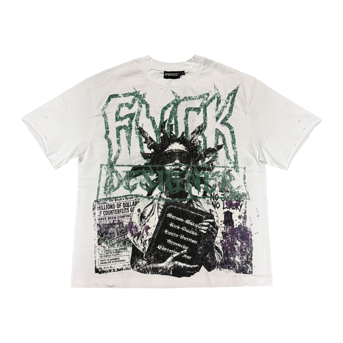 The Syndicate | Designer Tee - White