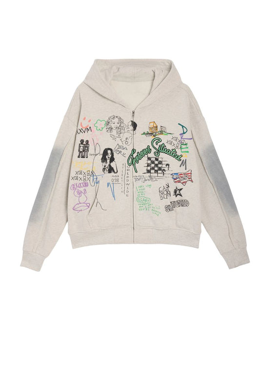 Forever Situated | Situated All Over Print Sweatsuit