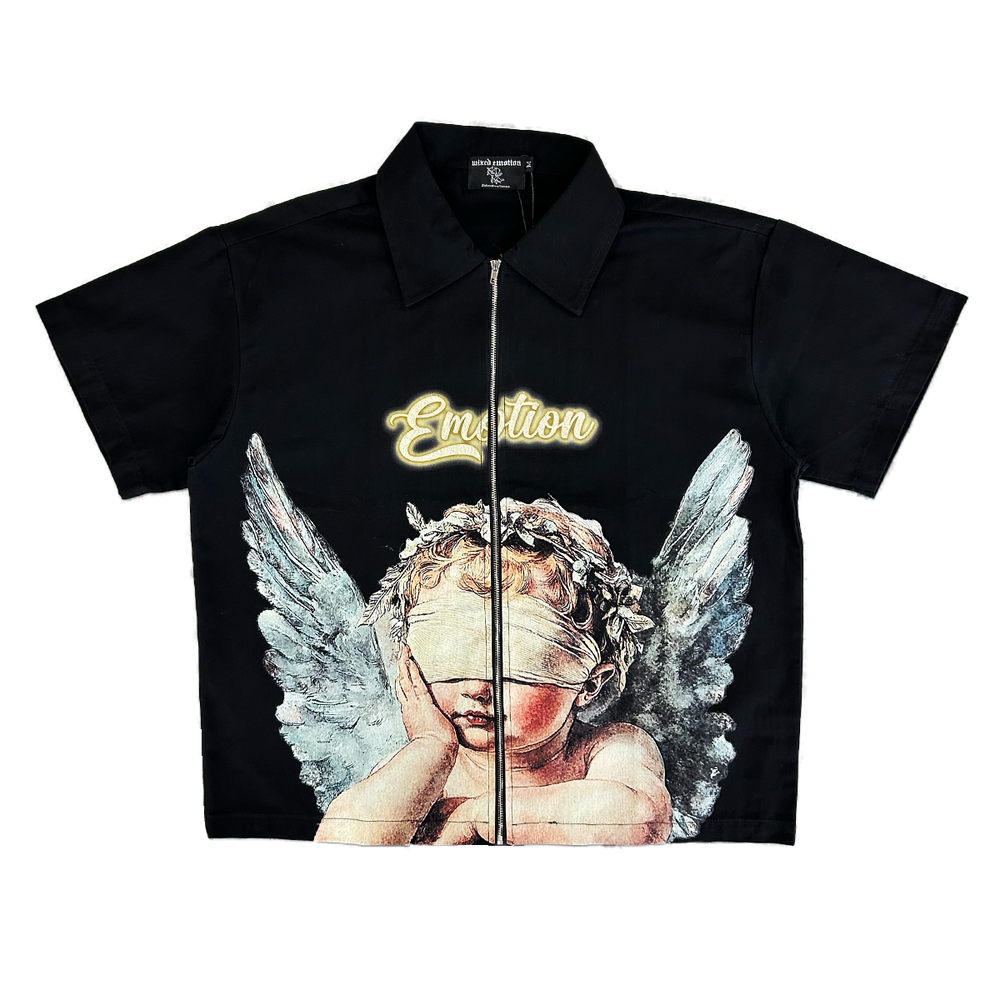 mixed-emotion-blinded-cherub-zip-collared-shirt-black-6-rings-clothing