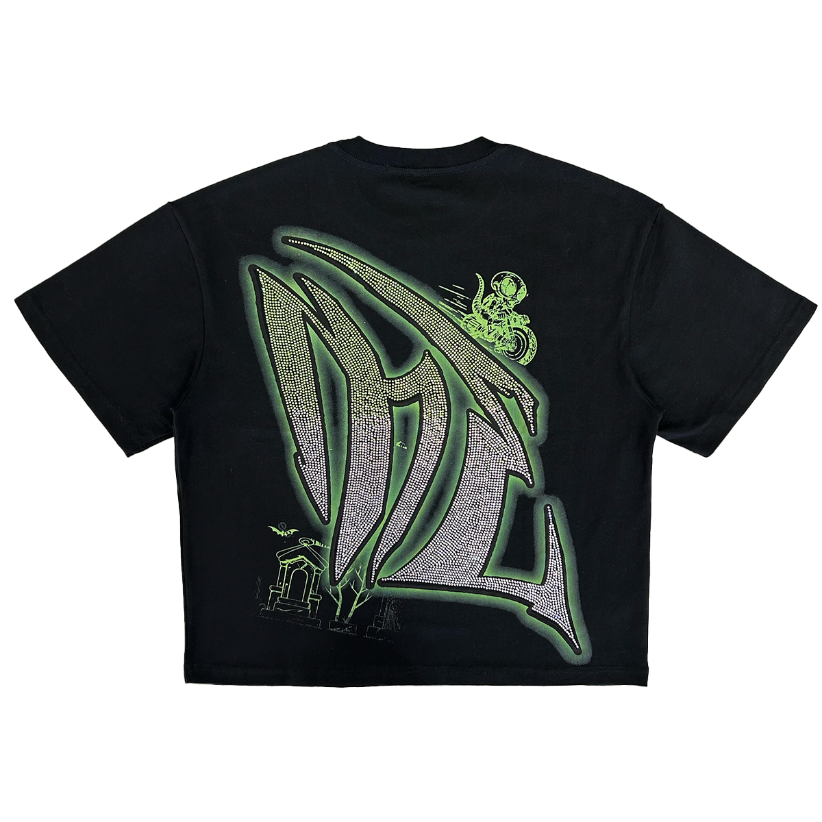 mixed-emotion-goblin-rider-rhinestone-tee-black-6-rings-clothing