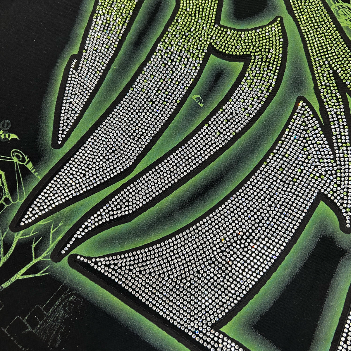 mixed-emotion-goblin-rider-rhinestone-tee-black-6-rings-clothing