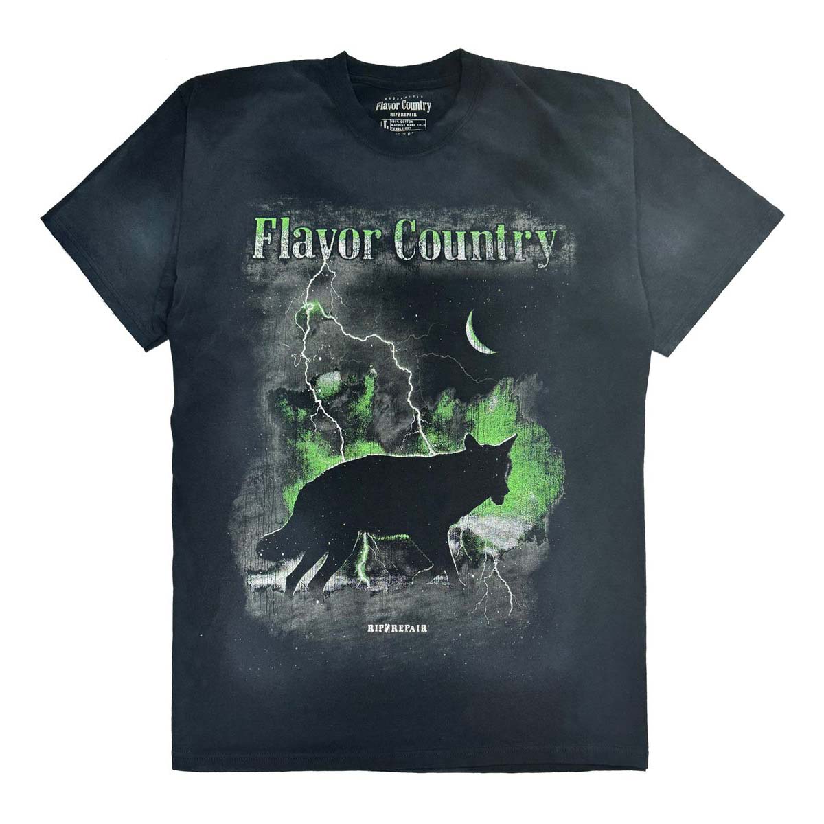 Rip N Repair Night Tee- Green/Black — 6 Rings Boutique