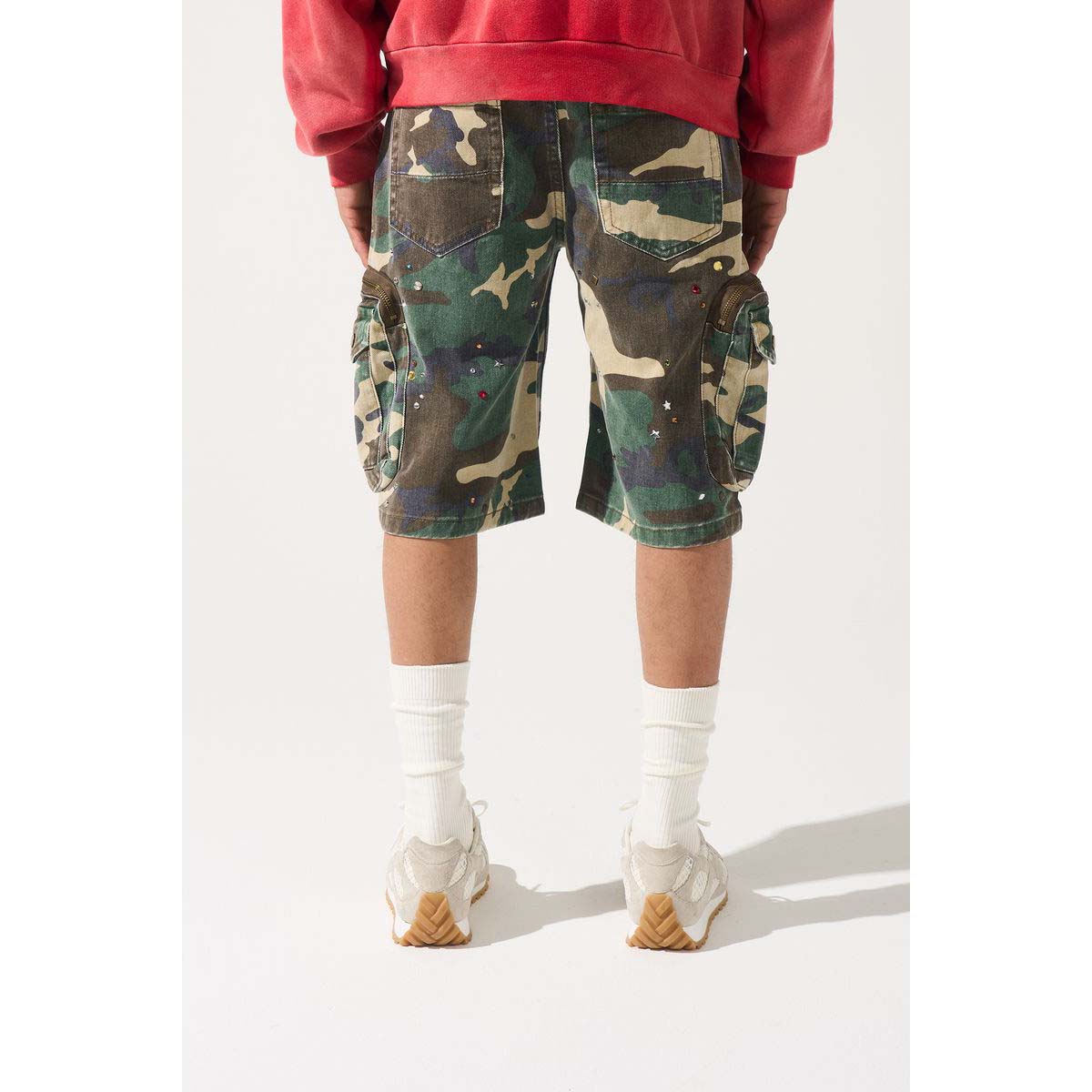 serenede-cache-denim-shorts-camo-with-rhinestones-6-rings-clothing