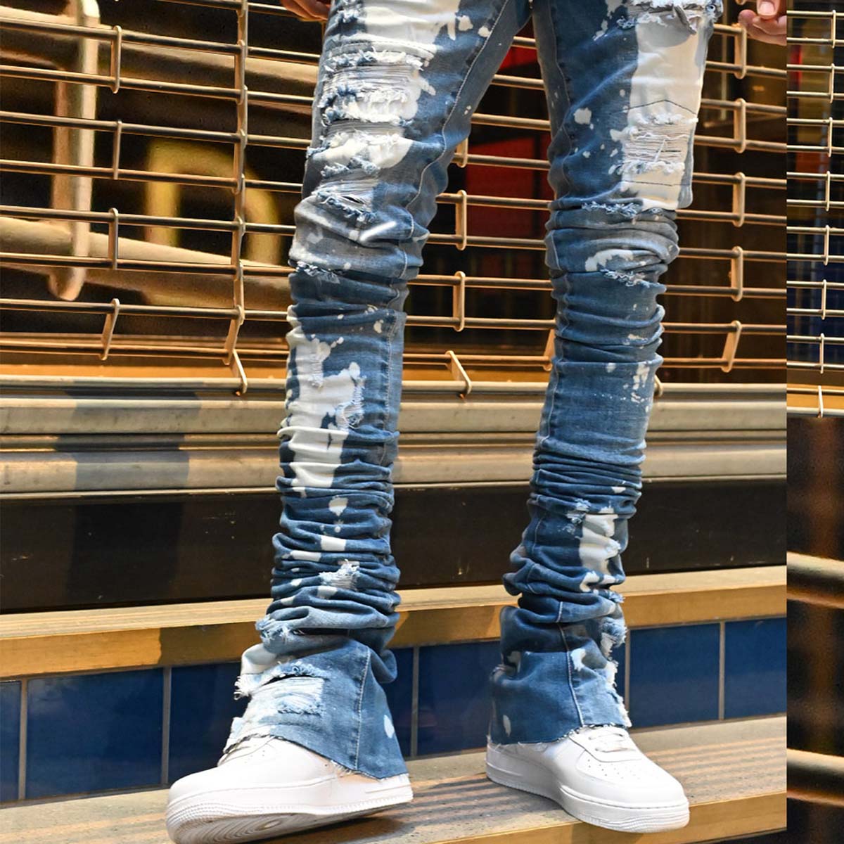 Si Tu Veux Arthur Stacked Jeans — 6 Rings Boutique