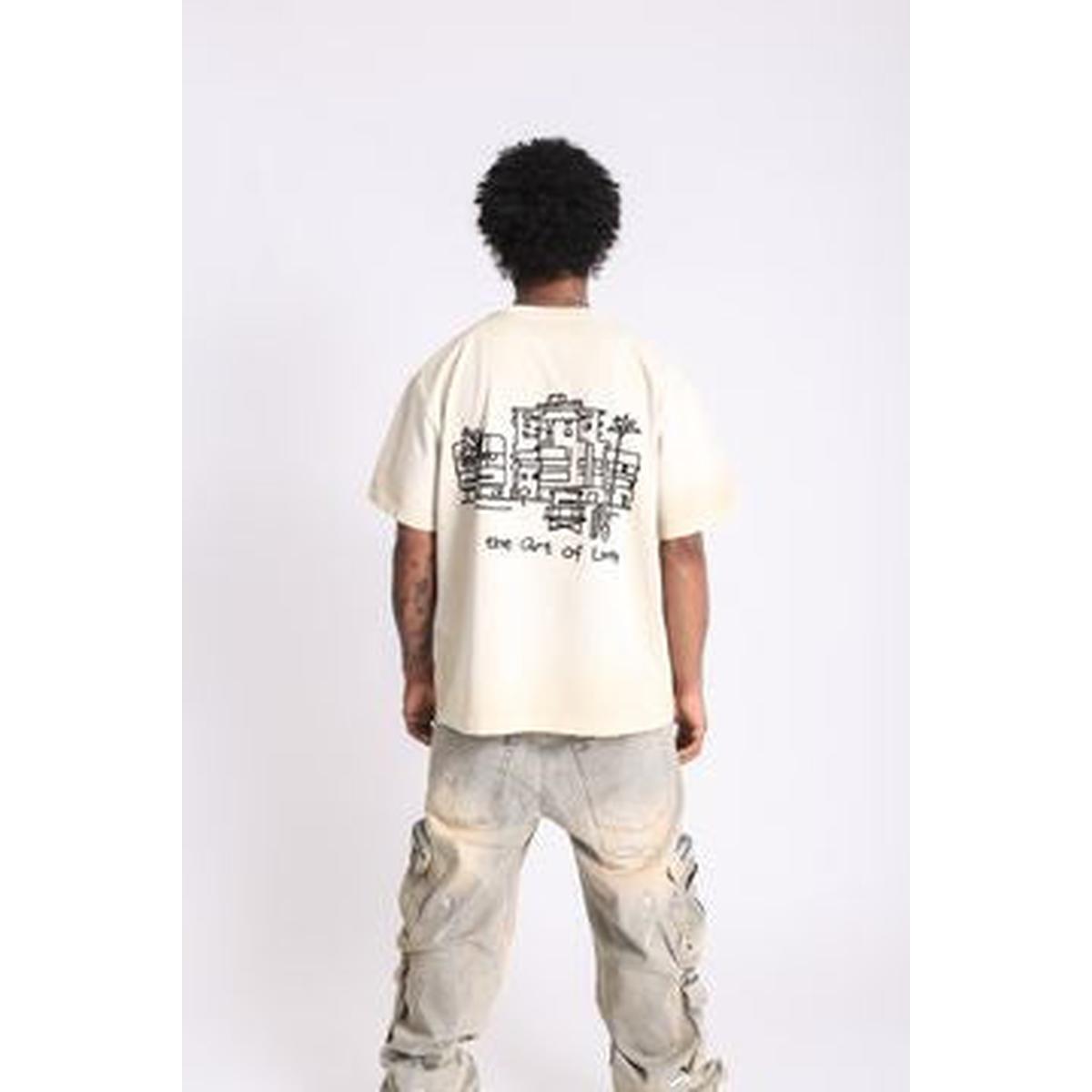 Element of Art Elements Resort Doodle Tee-Brown — 6 Rings Boutique