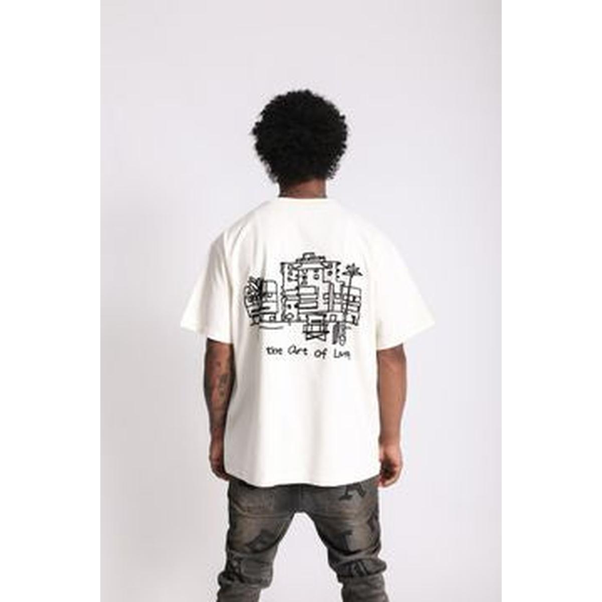 Element of Art Elements Resort Doodle Tee-Cream — 6 Rings Boutique