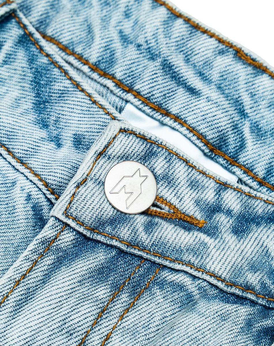 Free Refills | Cathedral Jorts - Blue