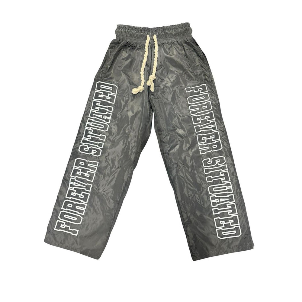 Forever Situated | Fs nylon Track Pants - Gray