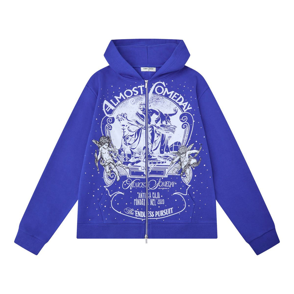 Almost Someday Lavish Zip Up Hoodie — 6 Rings Boutique