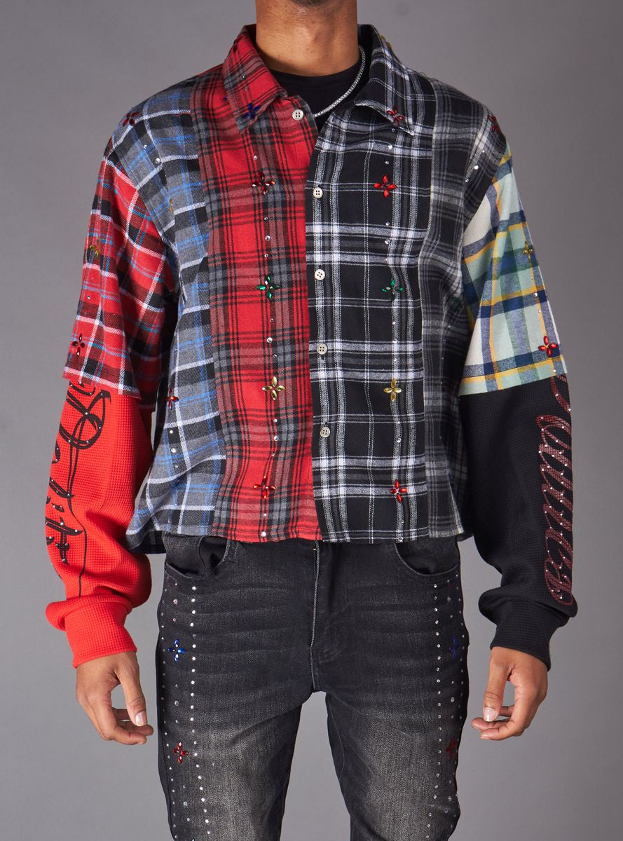 politics-blay-flannel-multi-color-red-6-rings-clothing