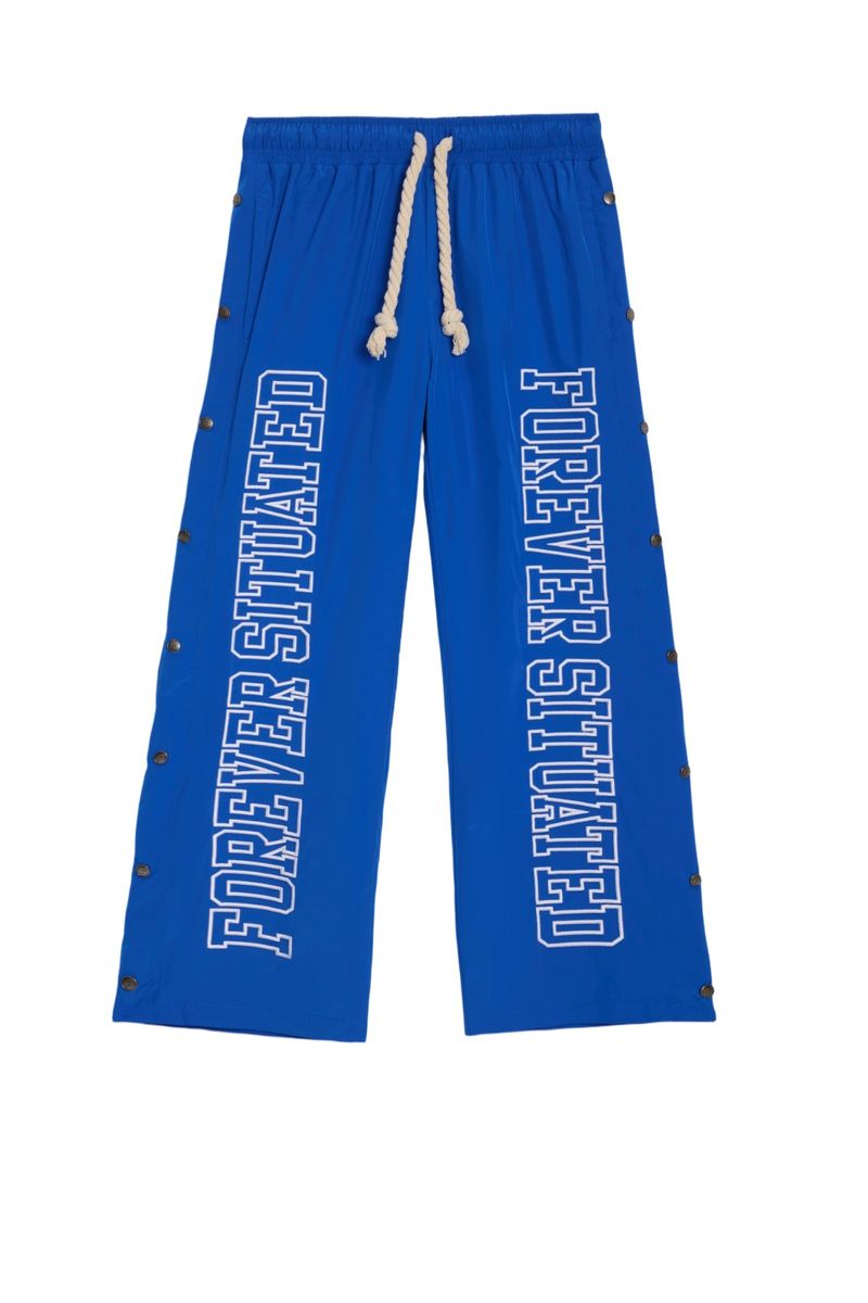 Forever Situated |  Fs nylon Track Pants - Blue