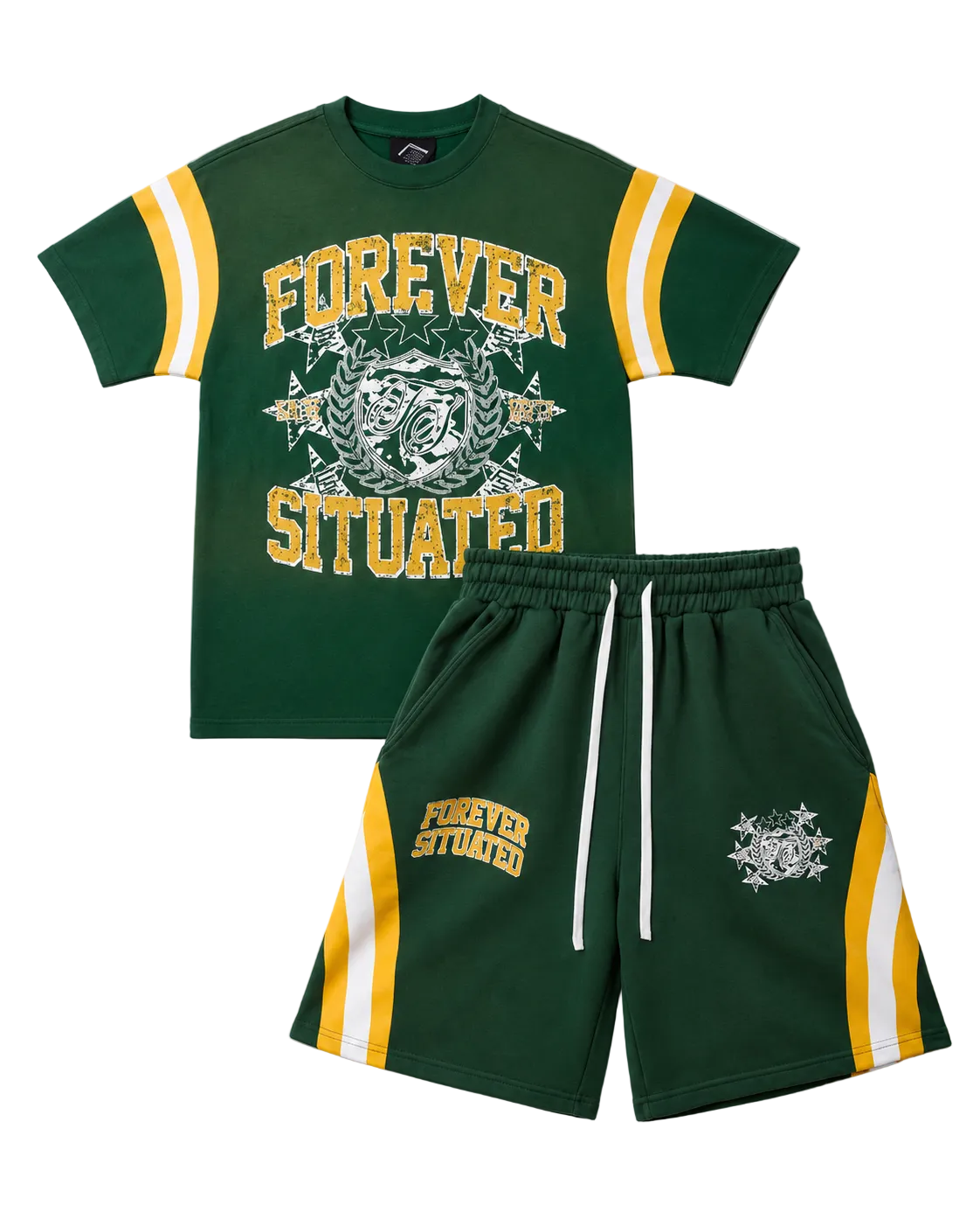 Forever Situated | Situated University Short Set - Green